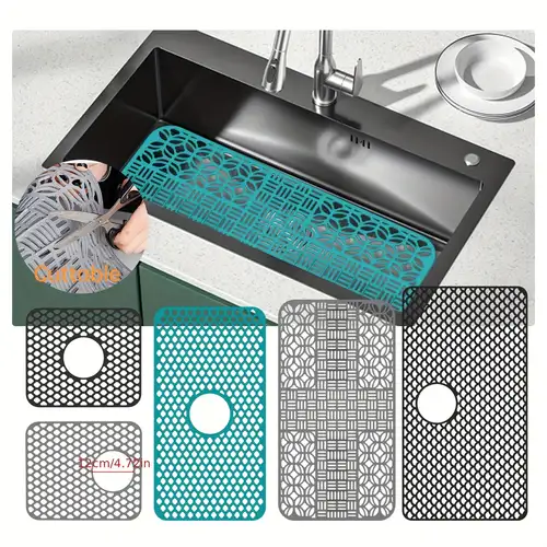 Silicone sink protector bar counter insulation anti-collision non-slip pool  pad