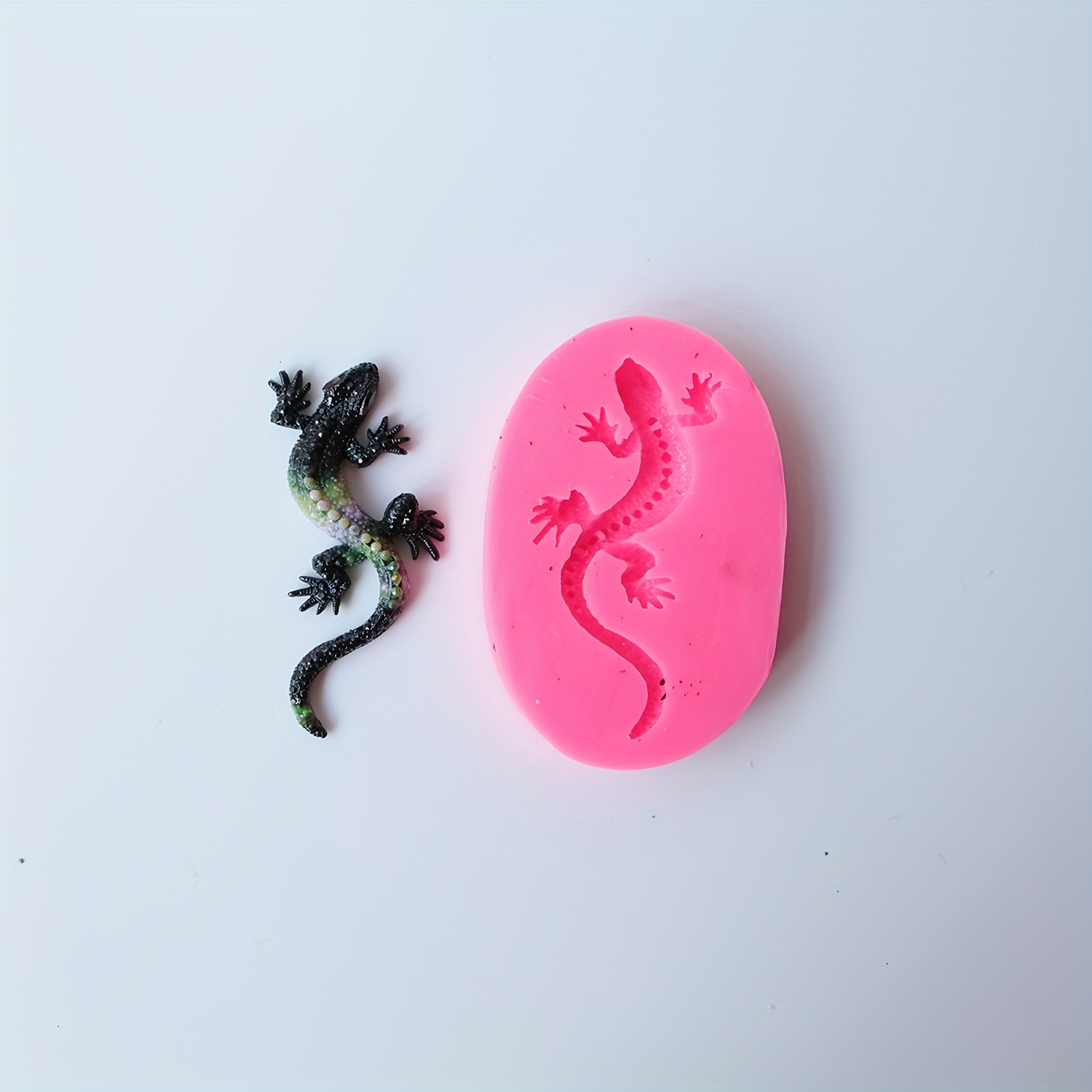 Simulated Lizard Silicone Mold DIY Handmade Crafts Candle Making