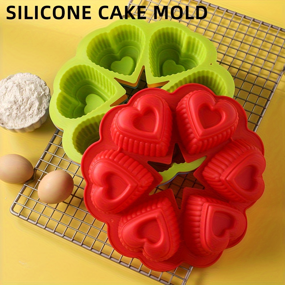 Heart Silicone Mold For Baking - Temu