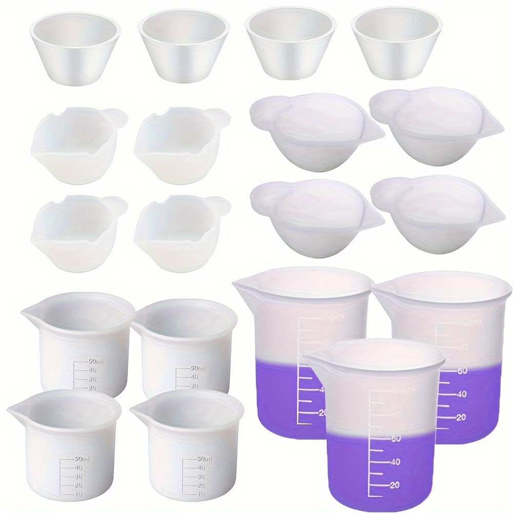 3pcs Silicone Measuring Cup