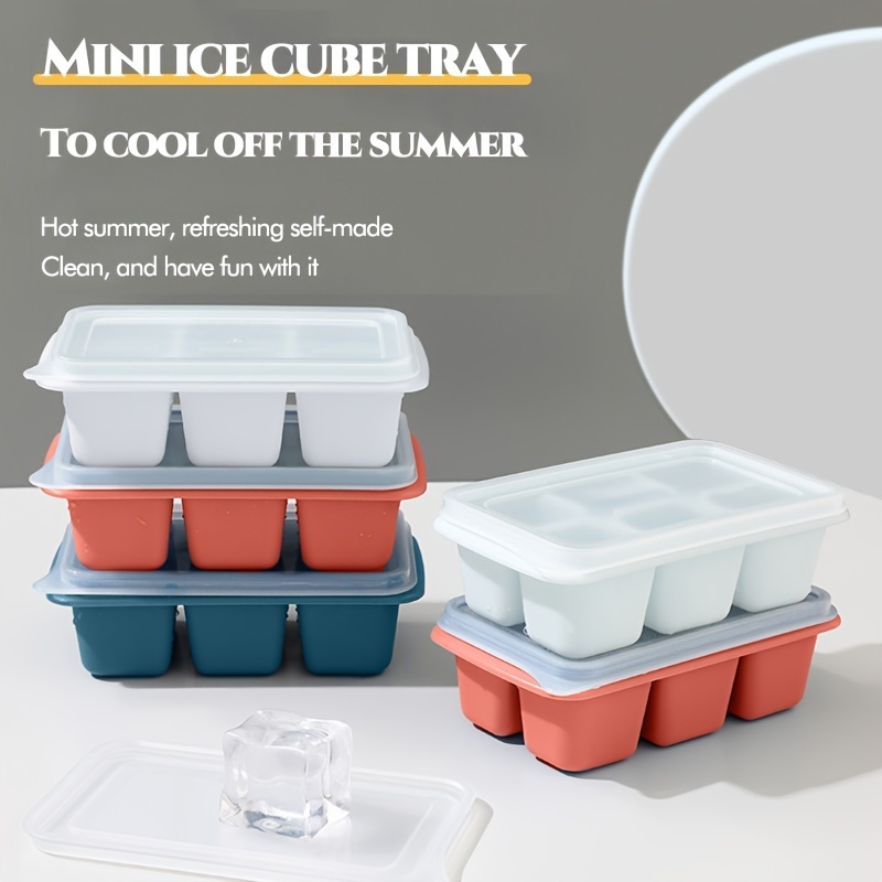 Miniso Ball Ice Trays for Freezer with Lid & Bin, Sphere Ice Cube Mold  Making (Beige)