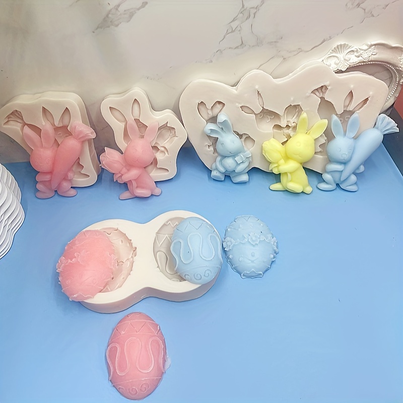 Rabbit Jelly Silicone Mold Cookie Molds Cheese Steam Cake - Temu