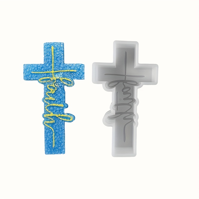 Cross Pendant Silicone Car Freshie Mold Silicone Mold For - Temu