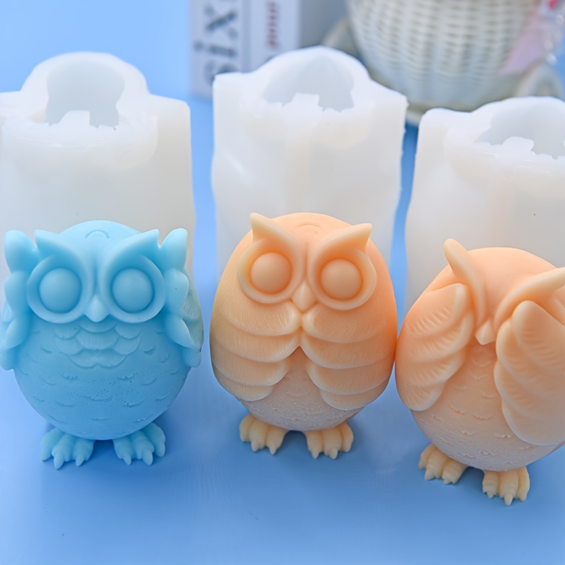 China Factory Cute Owl Design DIY Food Grade Silicone Molds, Fondant Molds,  For DIY Cake Decoration, Chocolate, Candy, UV Resin & Epoxy Resin Jewelry  Making, 58x57x11mm 58x57x11mm, Inner Size: 44x47mm in bulk