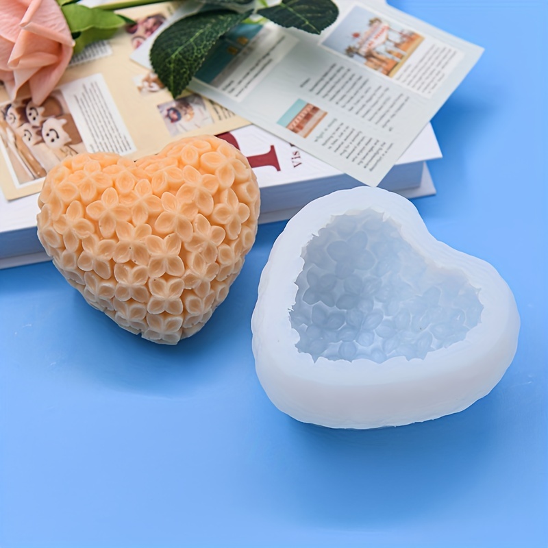 Woven Heart Silicone Mold 3D Love Heart DIY Mousse Cake Chocolate Fondant  Candle Handmade Mold Valentine Decoration Baking Tools