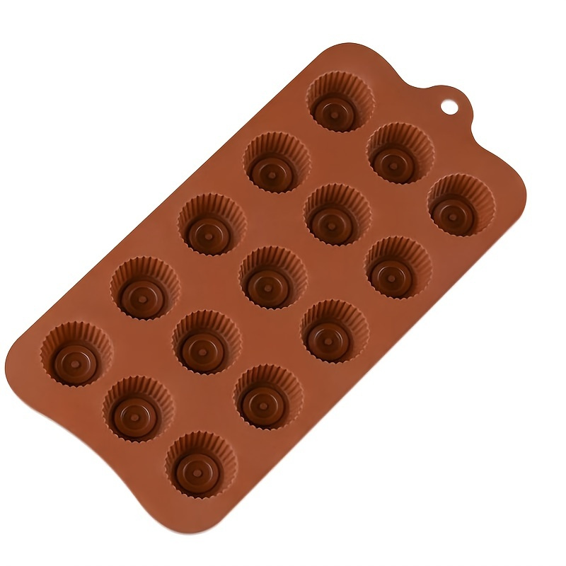 6 Pieces Silicone Chocolate Molds, Reusable 90 Cavity Candy Baking Mold Ice  Cube Trays Candies Making Supplies For Chocolates Hard Candy Cake Decorati