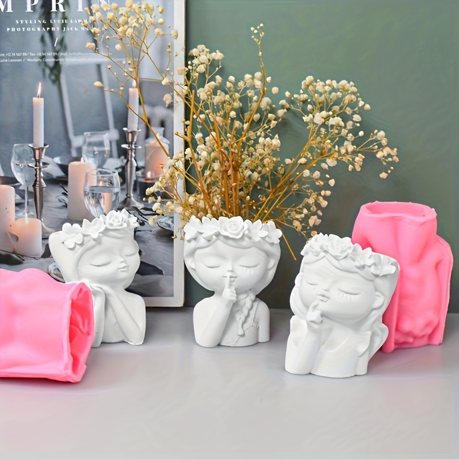 1pc Candle Holder With Matches Storage Silicone Mold, Candle Cups Silicone  Molds, Large Candle Jars, Plaster Molds, Flower Pot Molds, DIY Epoxy Molds