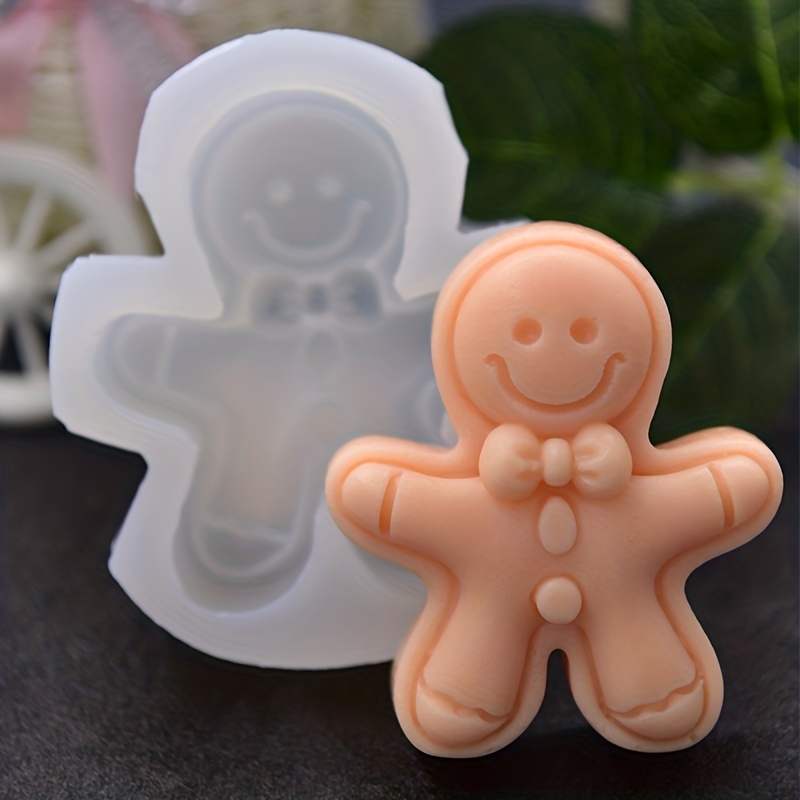 Christmas Gingerbread Man Biscuit Mold Cartoon GingerMan Cookie Cutters  Fondant Cake Decoration Tools Holiday Baking Supplies