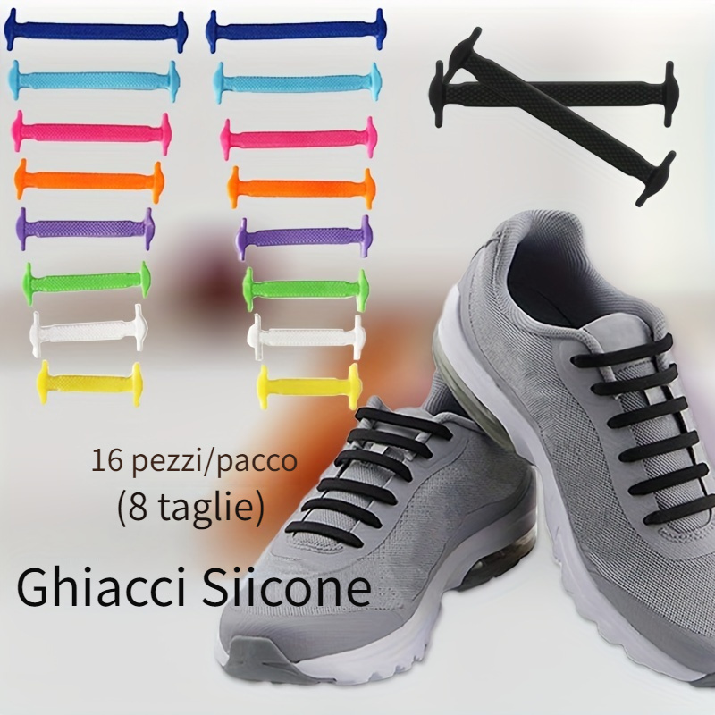 Acquista Corda con fibbia automatica rapida Adulti Bambini Sneaker Lacci  per scarpe Senza lacci per scarpe Accessori per scarpe