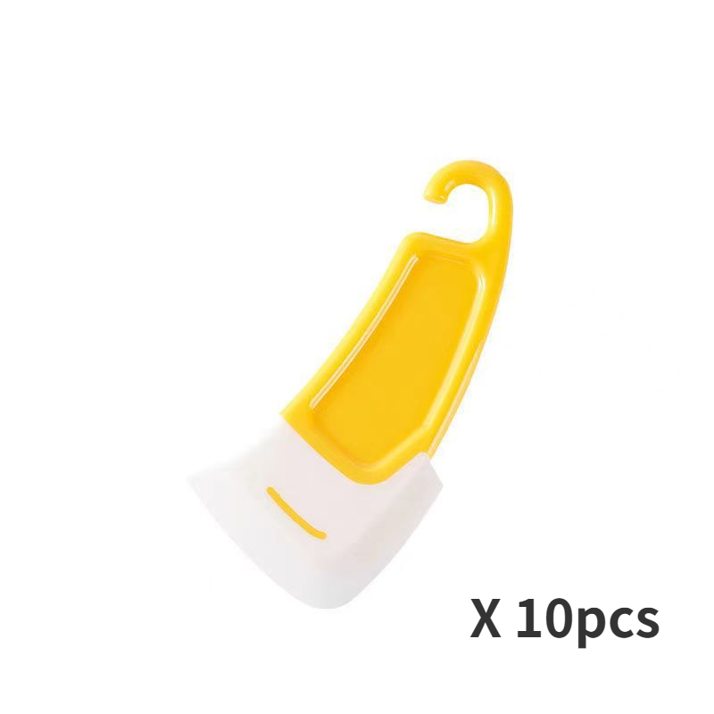 Silicone Pan Scraper, Kitchen Scraper Spatula Cake Baking Pastry Gadgets  Dirty Pan Pot Dishes Cleaner Scraper Oil Stain Cleaning Tools - Temu