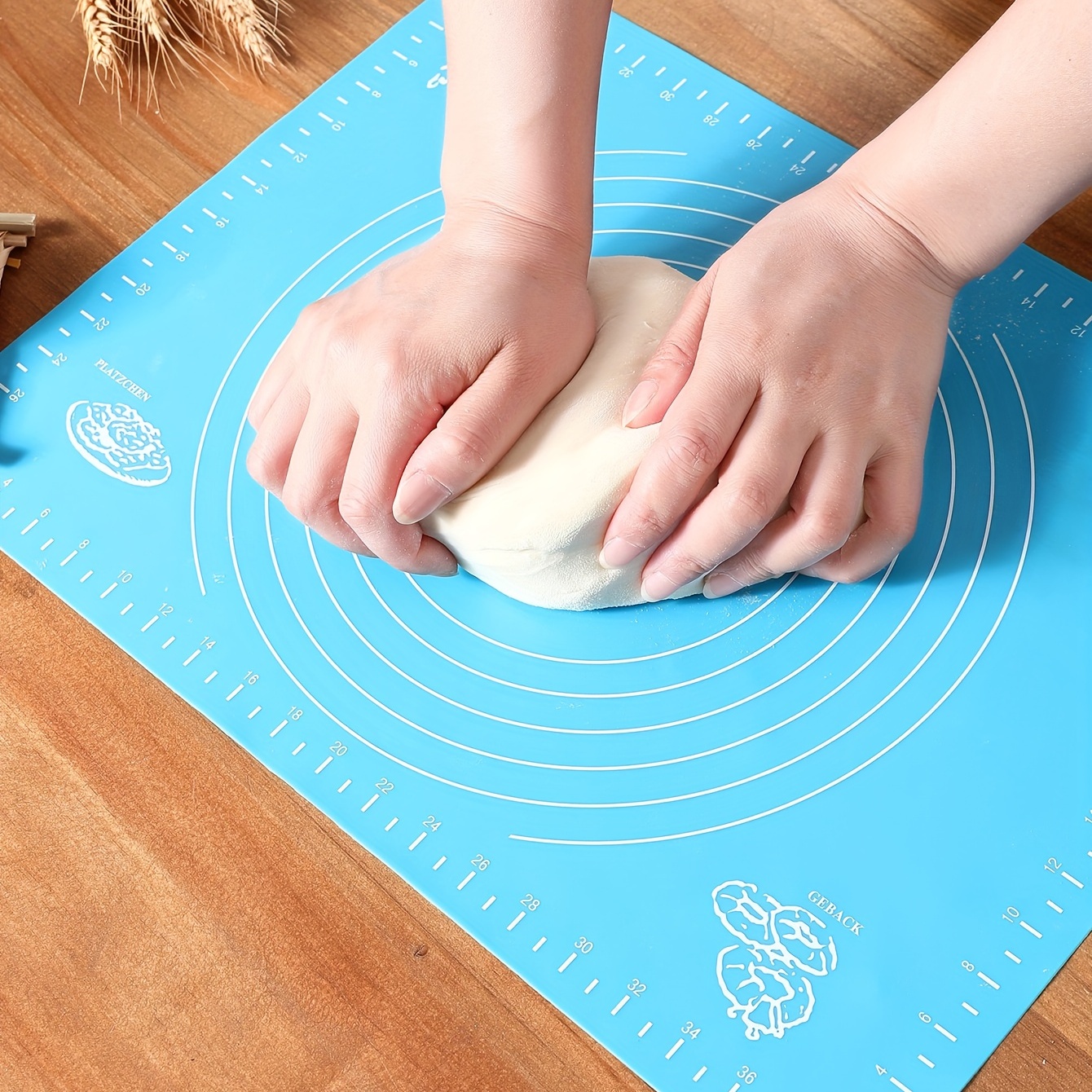 Color Free Healthy Silicone Kneading Mat Thickened High Edge - Temu