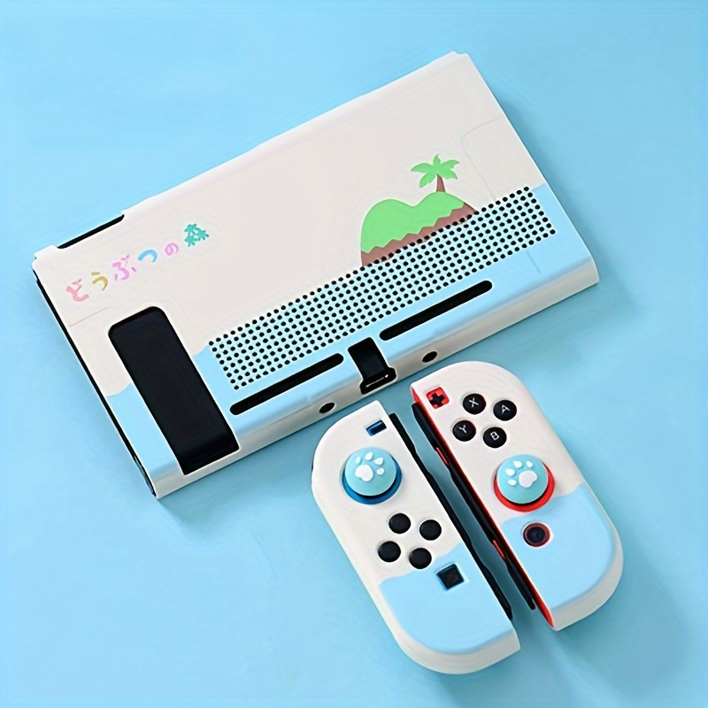 Anime Funda Nintendo Switch OLED Protective Case Soft TPU White Cover  JoyCon Controller Game Housing Switch