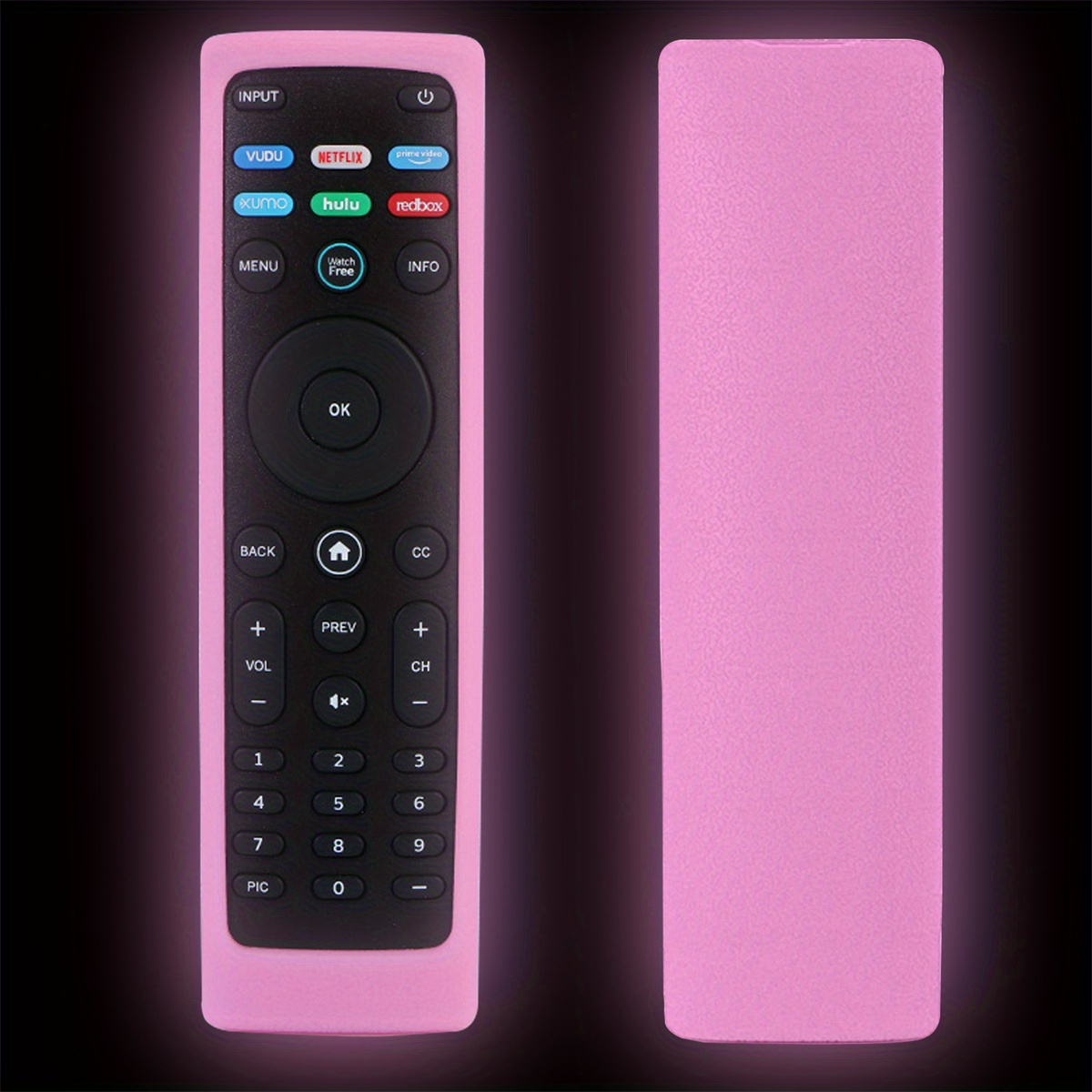 Silicone Protective Controller Cover fits for Roku TV Voice Remote, Element Roku