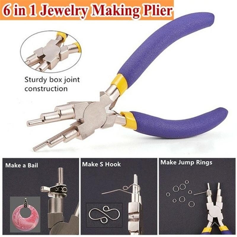 5 127 mm Round Nose Pliers w/Comfort Grip Jewelry Making Wiring Metal  Forming Repair Tool