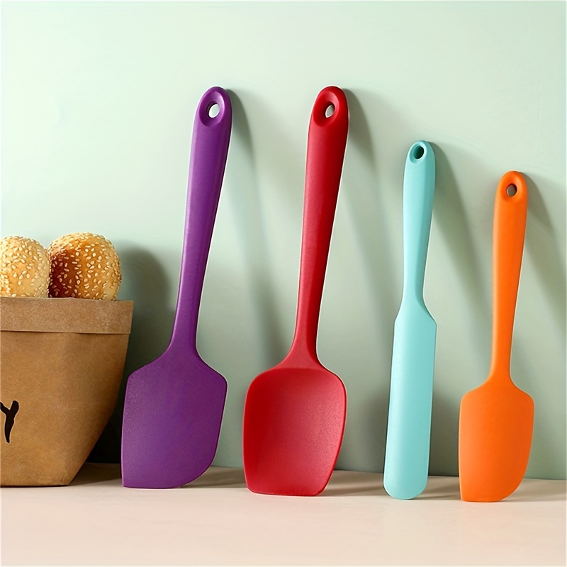 Spatula Set Cooking Utensils Set Silicone Thin Brownie - Temu