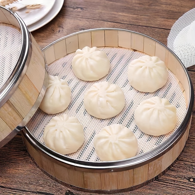 Microwave Silicone Steamer Vertical Steamer Steamed Bun Steam Pot Cooking  Basket Bamboo Kitchen 3 Layers Stainless Steel Steamer