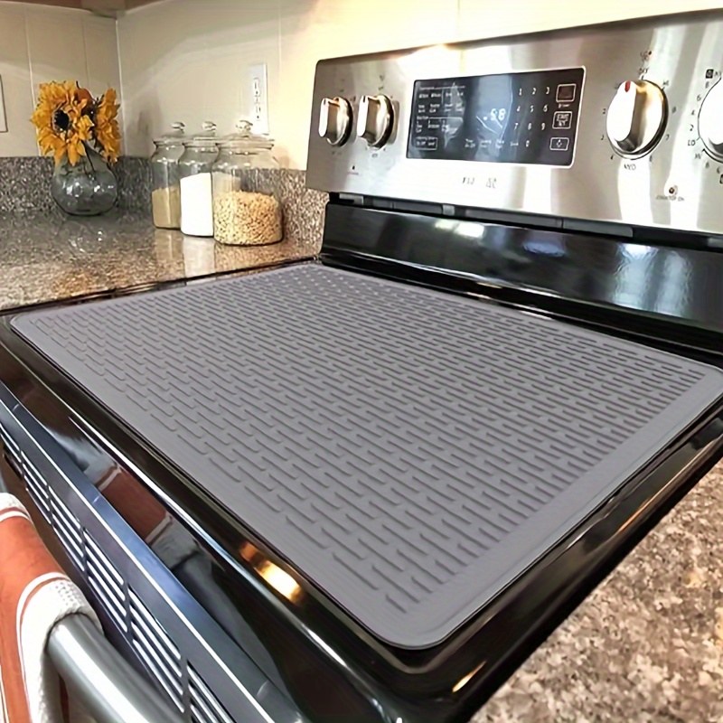 Black Kitchen Stove Cover Reusable Liner Suitable - Temu