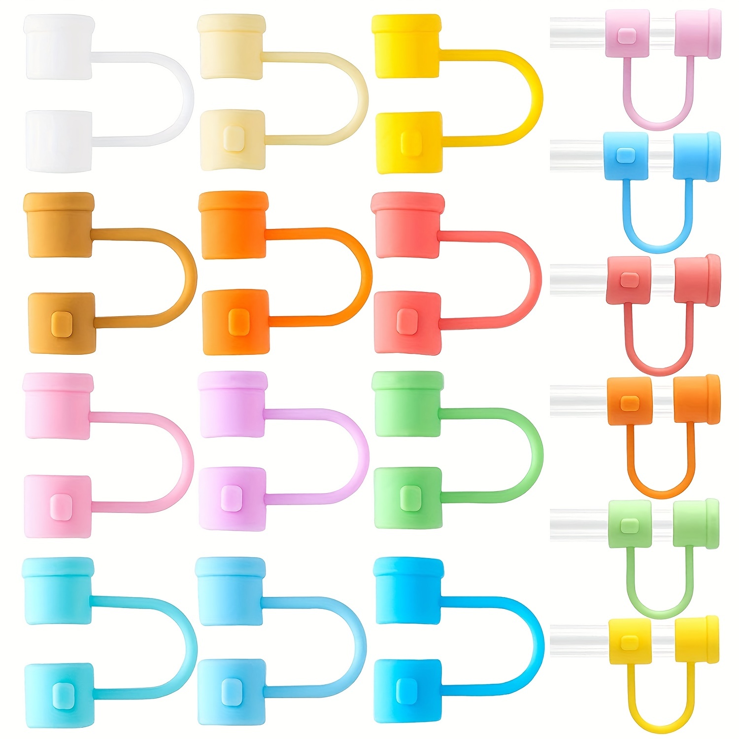 Straws Anti Rattle Grommets 2pcs Silicone Straw Tips Cover Cute Strawberry  Reusable Drinking Straw Tips Lids Plugs Cap Protector For Juice Milk Tea  Wine Cooler Beverage Rubber Straw Tips 