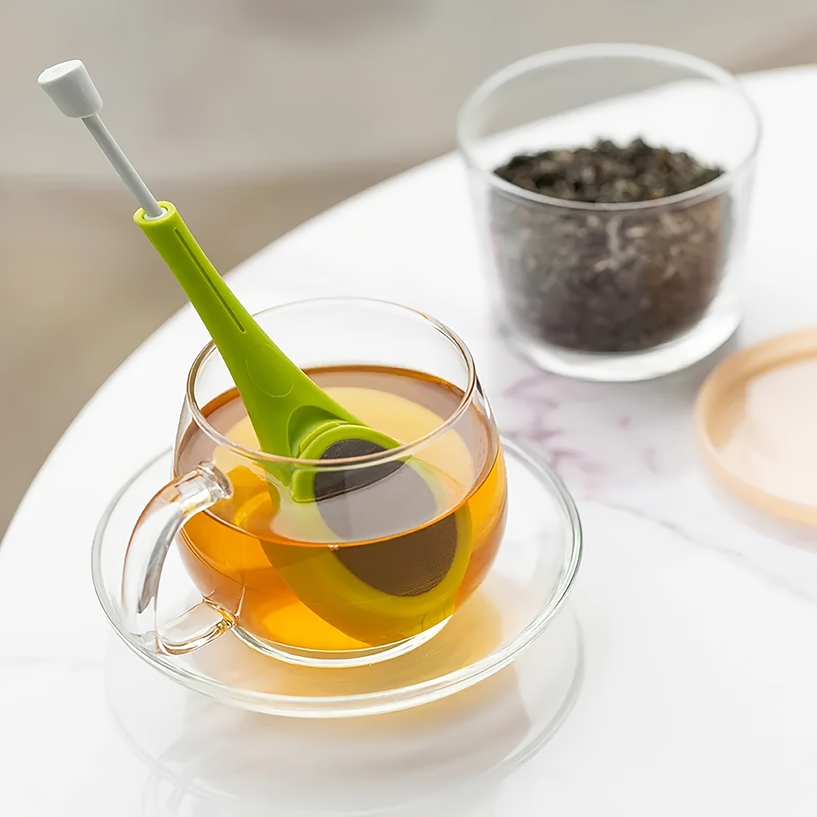 Reusable Creative Pipe Design Metal Tea Strainer Reusable Glass Wooden Tea  Infuser Mug Fancy Filter Puer Tea Herb Tea Tools 40a - AliExpress