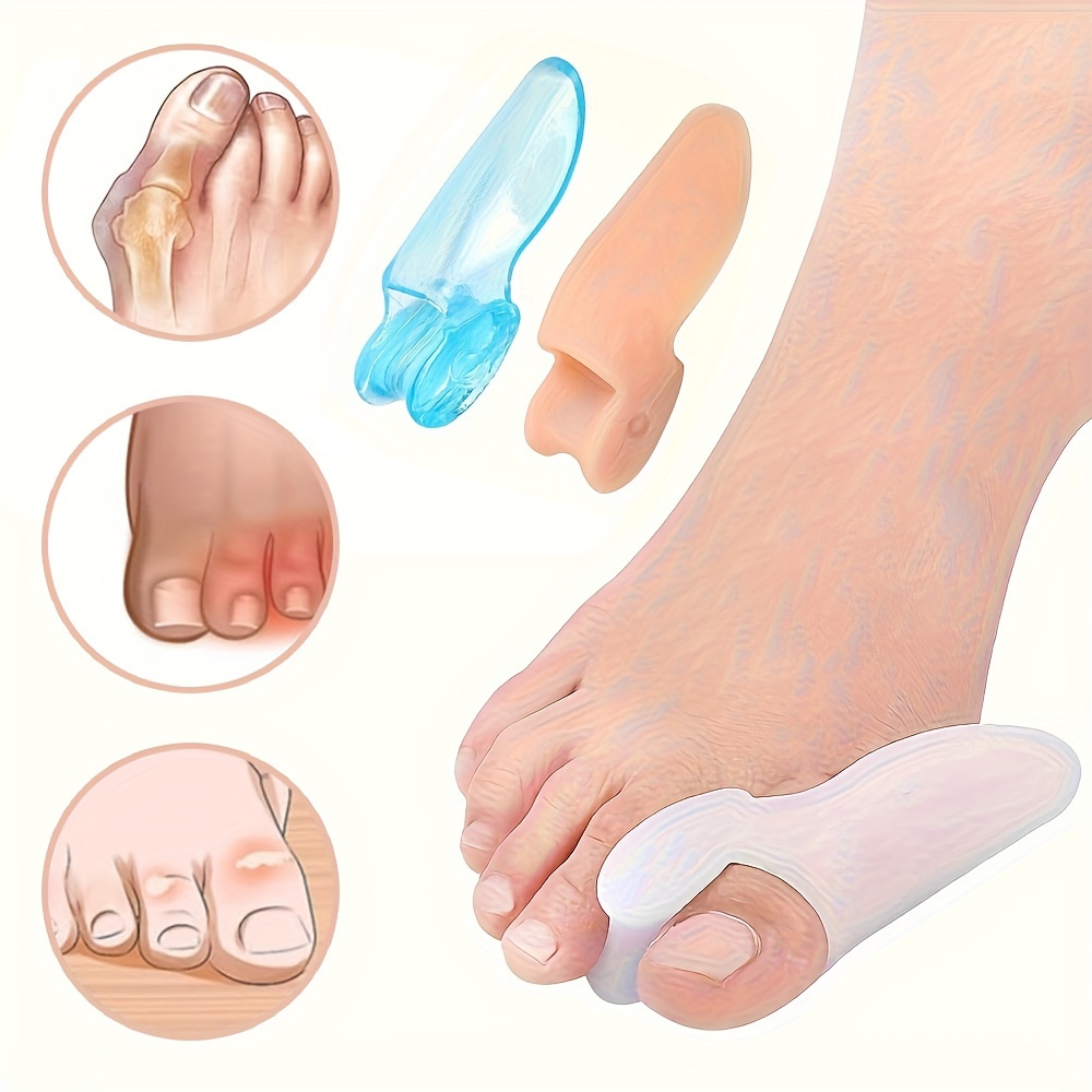 Soft Silicone Toe Separators, Pedicure Corn Callus Remover, Home & Night  Use - Long-term Use & Replacement Required - Temu