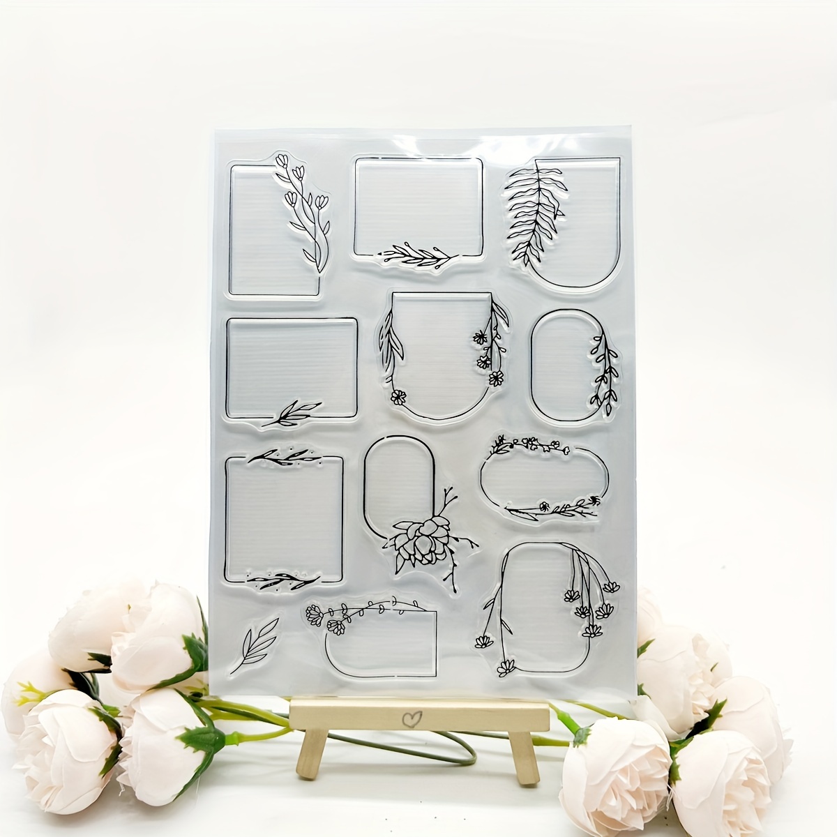 6pcs High Quality Silicone Clear Stamps - Vintage Styles for DIY  Scrapbooking & Journaling