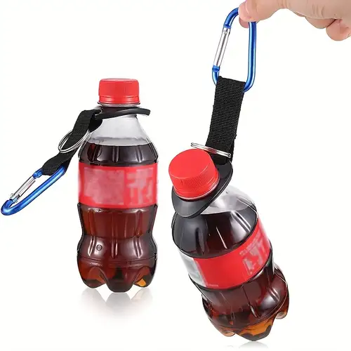 Nylon Keychain With Water Bottle Clip Backpack Hanging Key - Temu