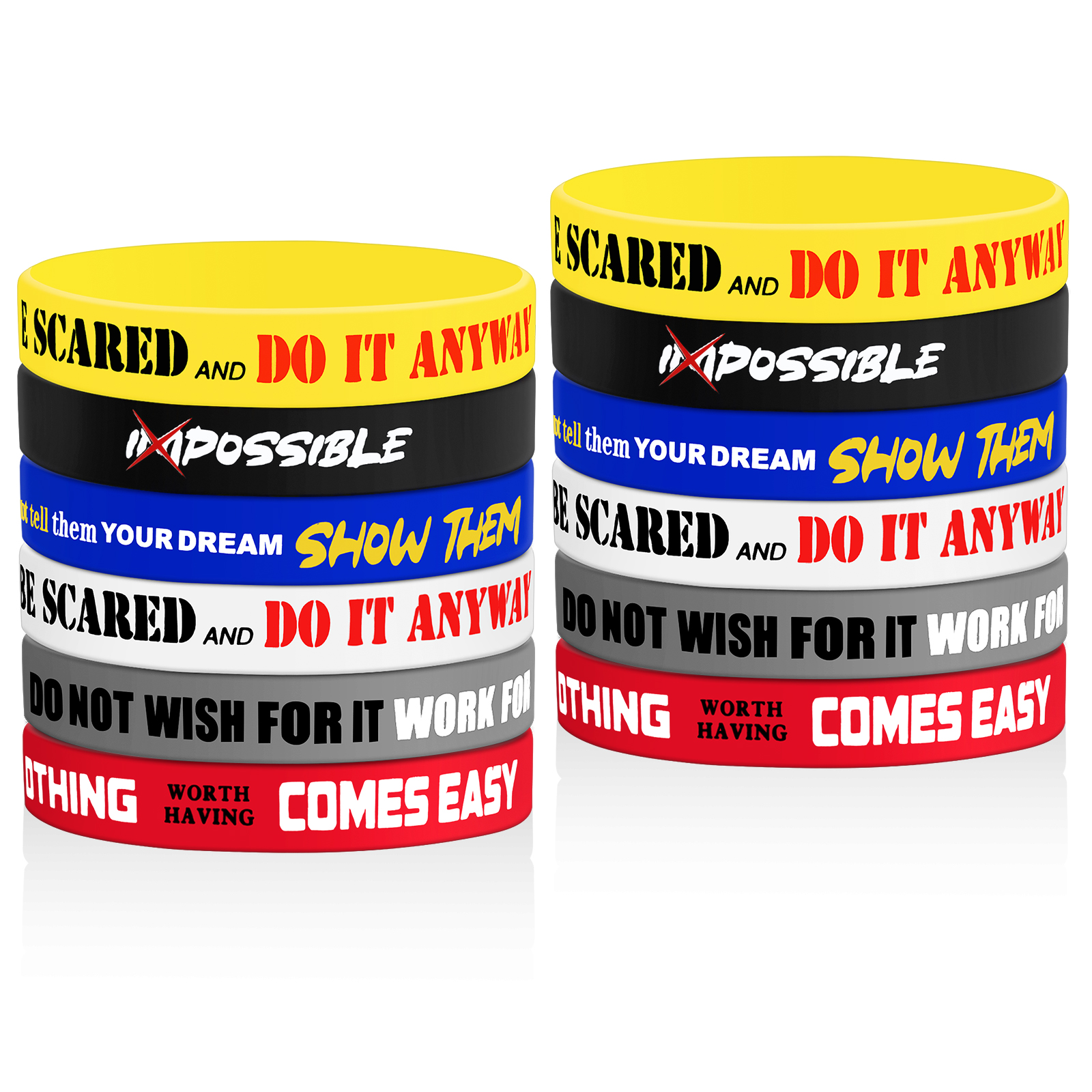 Baseball Rubber Bracelets - 12 Pc.