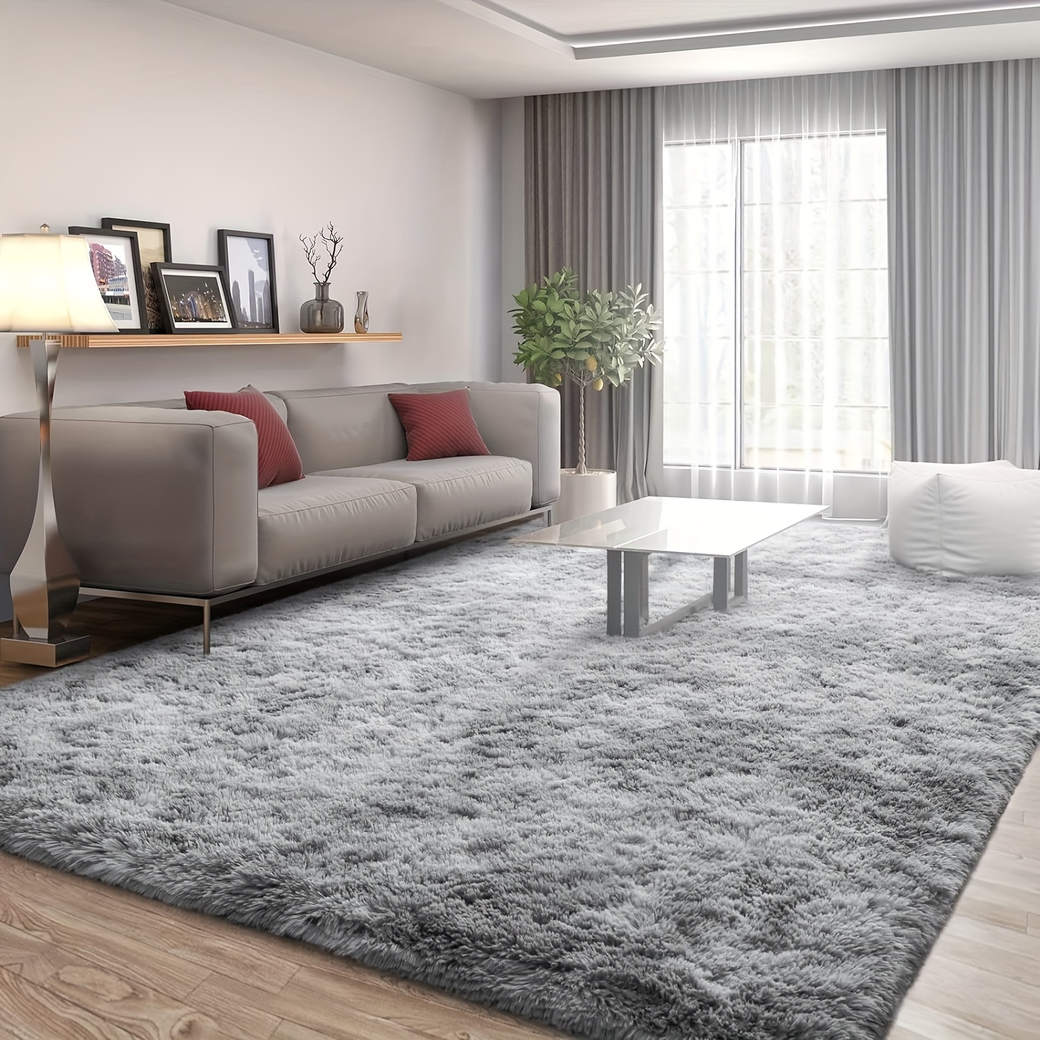Alfombra pequeña de 2 x 3 pulgadas, color beige claro, alfombras esponjosas  para dormitorio, entrada, pasillo, alfombra lavable súper suave, alfombra