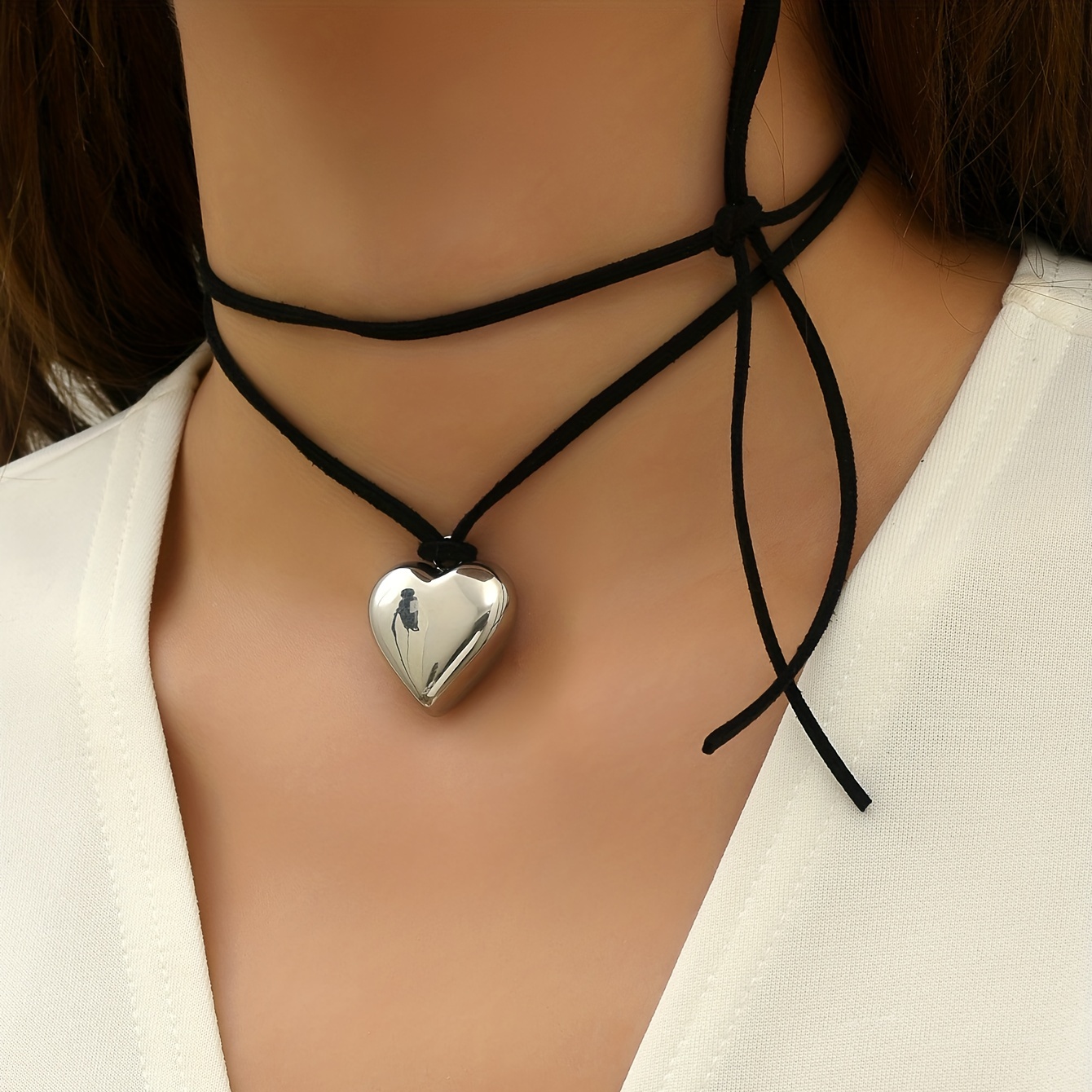 Black Choker Necklace - Temu