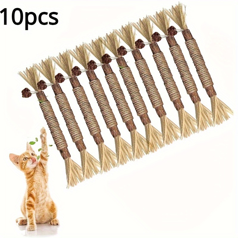 Interactive Cat Toy Set With Silvervine Matatabi Sticks For - Temu