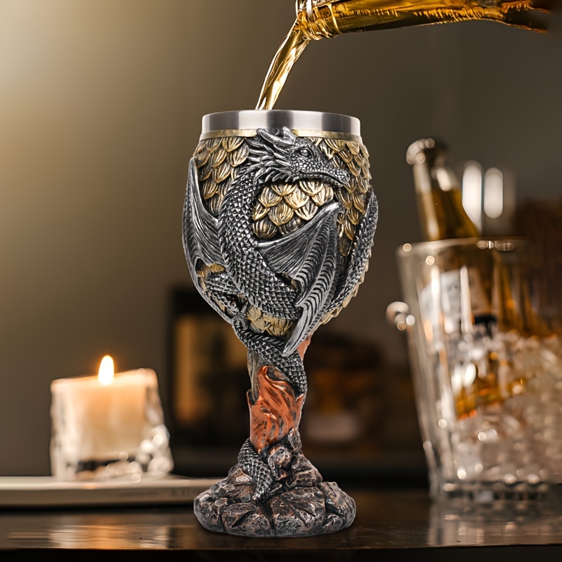 Heavy Duty Wine Glass, Champagne Glass With Dinosaur Stem, Crystal Burgundy  Goblet, For Whisky, Cocktail, For Bar, Pub, Club, Restaurant And Home Use,  Drinkware - Temu
