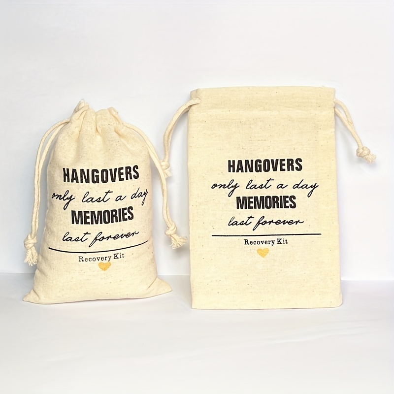 20 Pcs Hangover Kit Gift Bags, Bachelor Party, Bachelorette Bridal