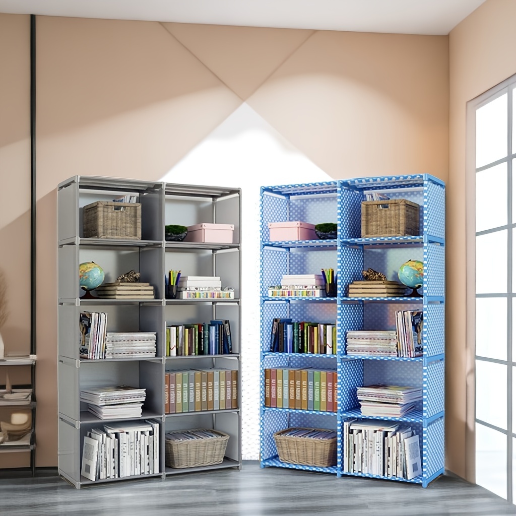 Rerii Small Bookshelf, 3 Tier Bookshelf for Small Spaces, 2 Shelf Bookcase  Kids, Book Storage Organizer Case Open Shelves for Bedroom Living Room