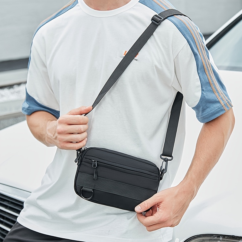 Classic Fashion Men's Pu Chest Bag Mini Coin Purse Key Eye Phone Organizer  Pouch Street Casual Small Bag Commuting Bag Fanny Pack Crossbody Bag Sling  Bag Shoulder Bag For Going Out Travel