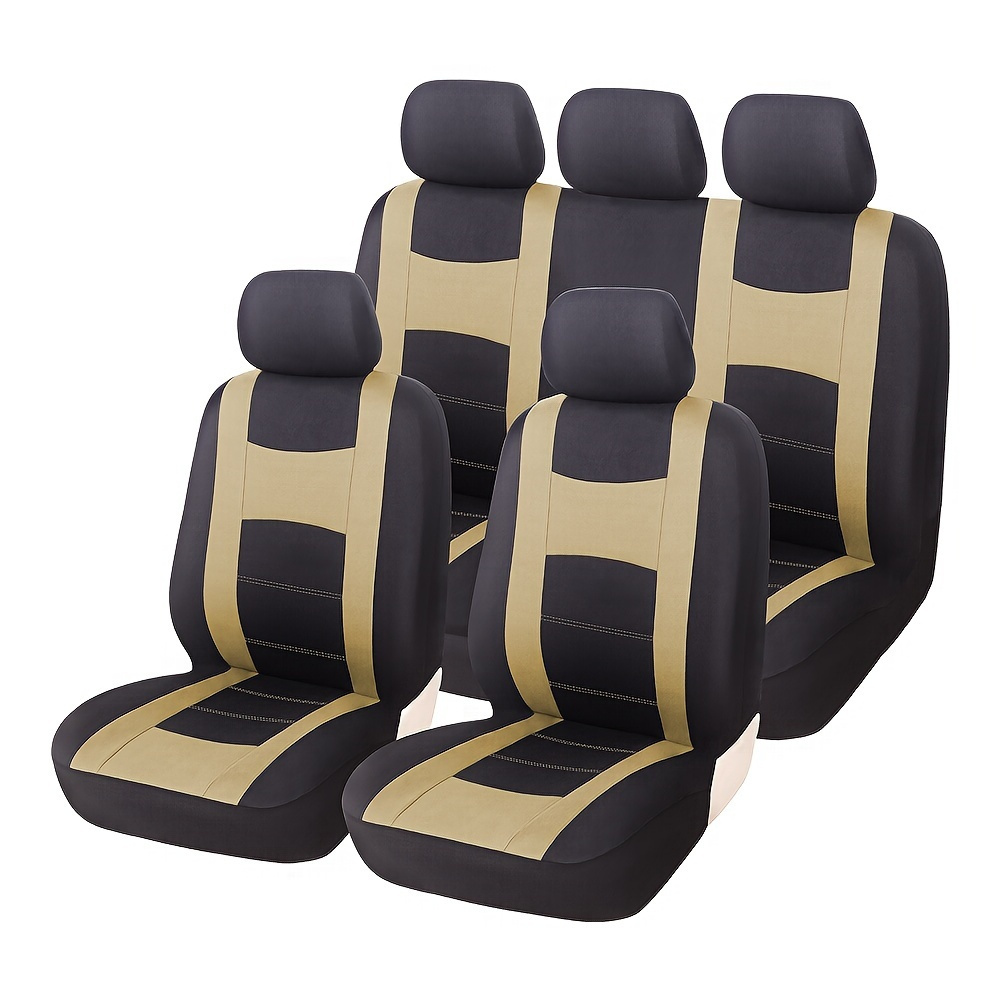 ▷ Sitzbezüge passend für Hyundai i20 Set Nashville in Schwarz/Gelb