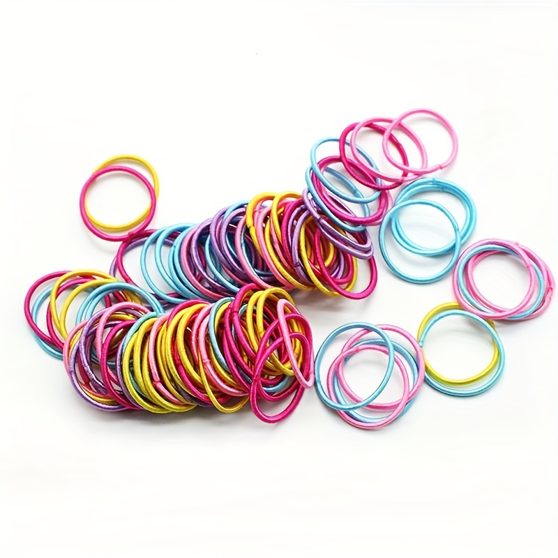 100 Pezzi Mini Fasce per Capelli, Legami Elastici Piccoli per Capelli,  Elastici per Capelli Bambina, Multicolor Elastic Fasce, per Coda di Cavallo  Bambina Neonati Ragazze Donne, Blu : : Prima infanzia