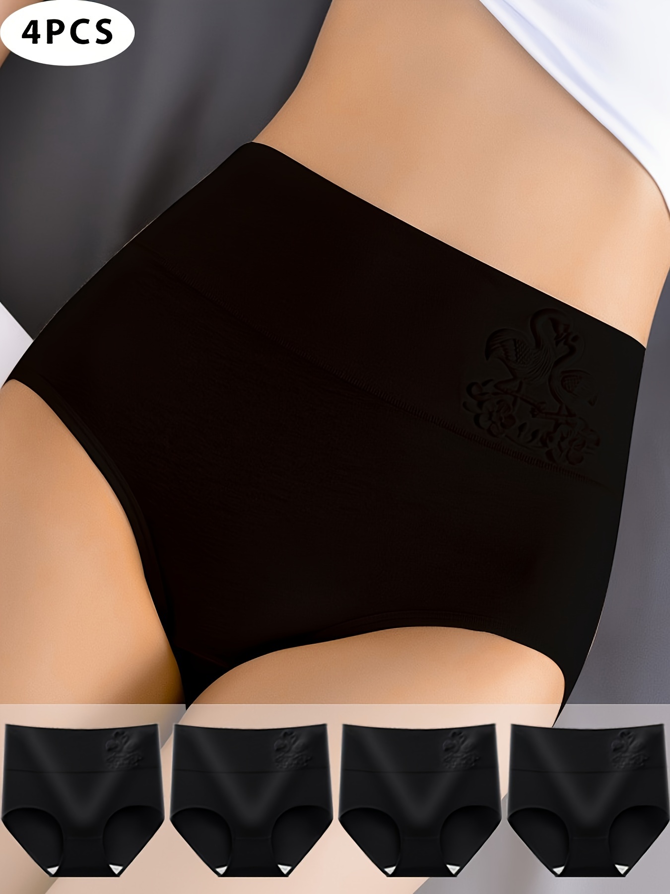 Women Underwear High Waist Panties - Temu