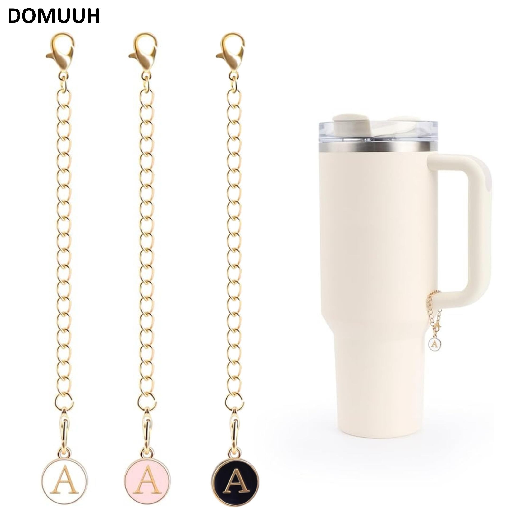 Letter Charm Accessories for Stanley Cup 2PCS Initial Name ID Personalized  Handle Charm for Stanley Tumbler Hydroflask - AliExpress