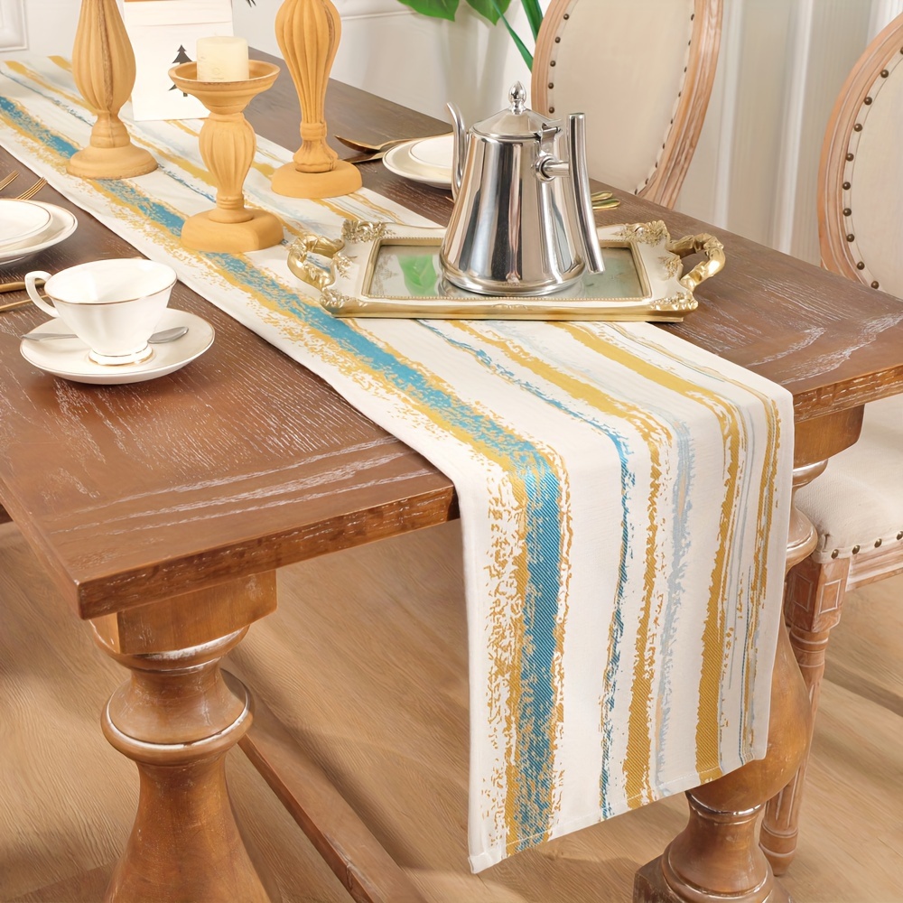 Camino de mesa de café de 72 pulgadas, color gris plateado, camino de mesa  de algodón con borlas de lujo, color sólido, caminos de mesa de comedor