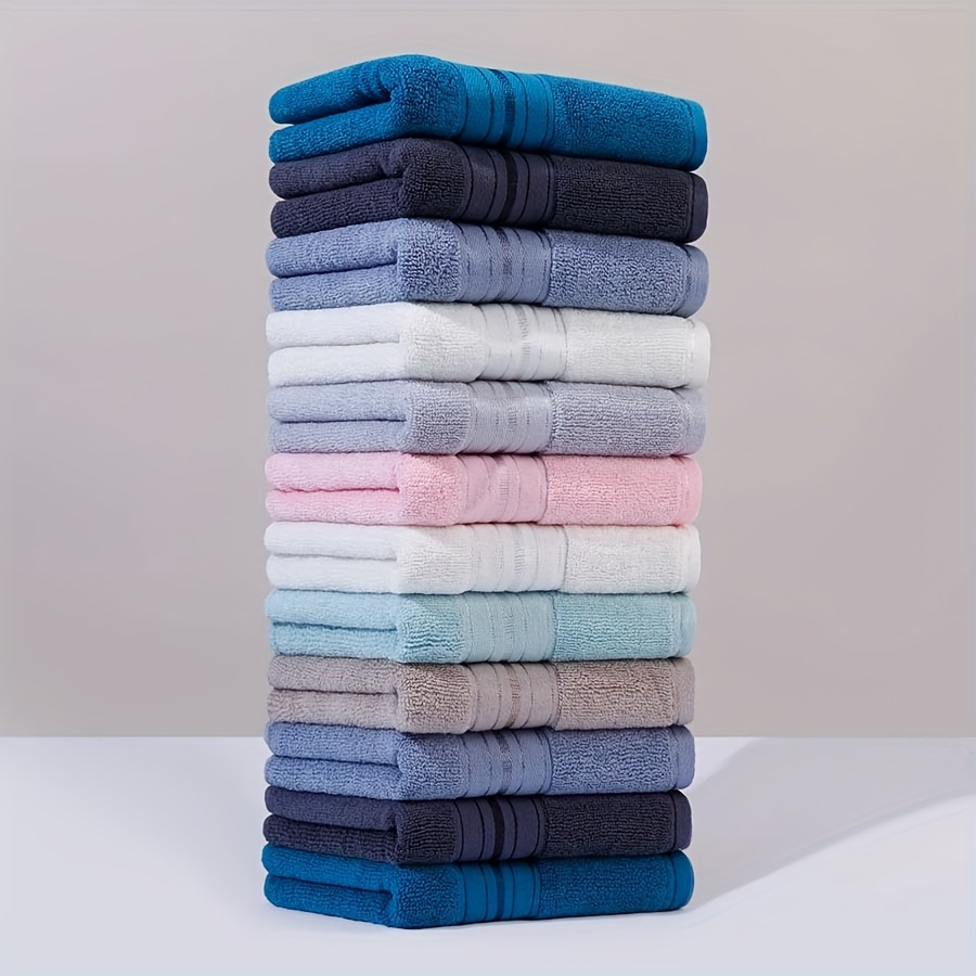 Soft Bath Towel Cotton Anti Odor Towels Highly Absorbent - Temu