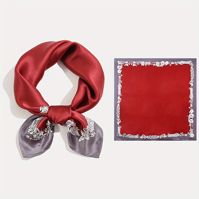 Red silk clearance scarves for sale