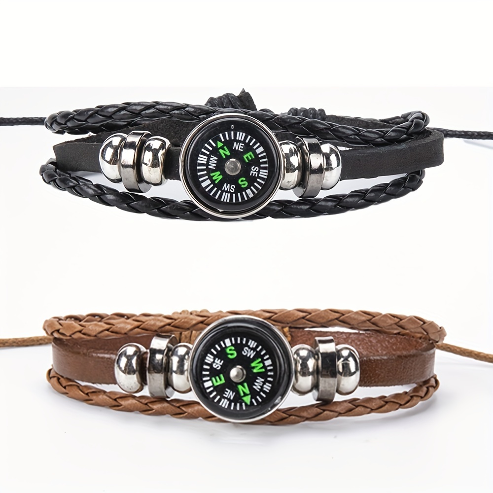 Pulsera multiusos de supervivencia, pulsera con silbato y brújula, piedra  pedernal, regalo para scouts, equipo de aventura, pulsera de fuego -   México