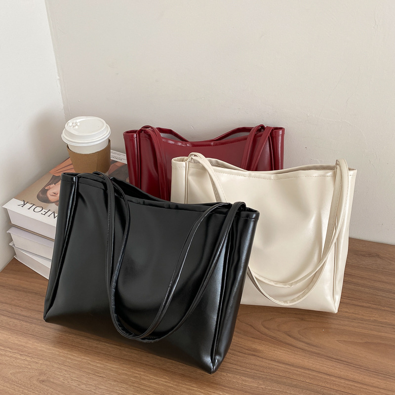 1pc Pu Brown Plaid Large Capacity Tote Bag, Vintage Versatile Handbag,  Shoulder Bag For Women Work Commute, Daily Shopping, Travel, Can Fit Laptop,  Diaper Bag, Ladies' Tote Bag