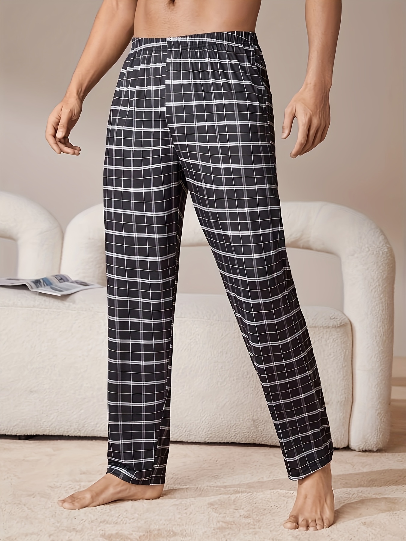 Buffalo Check Organic Flannel Pajama Bottom