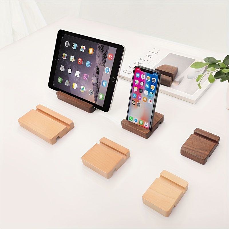 1pc Mini Easel Multifunctional Mobile Phone Holder Postcard Rack Stone  Easel Wood Easel Pine Wooden Rack 5.90*3.14inch / 15*8CM