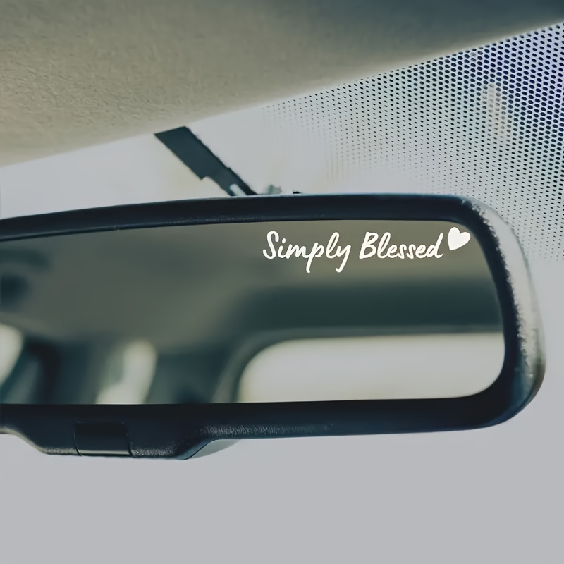 1Pair Car Accessories Rearview Mirror Carbon Fiber 5D Sticker
