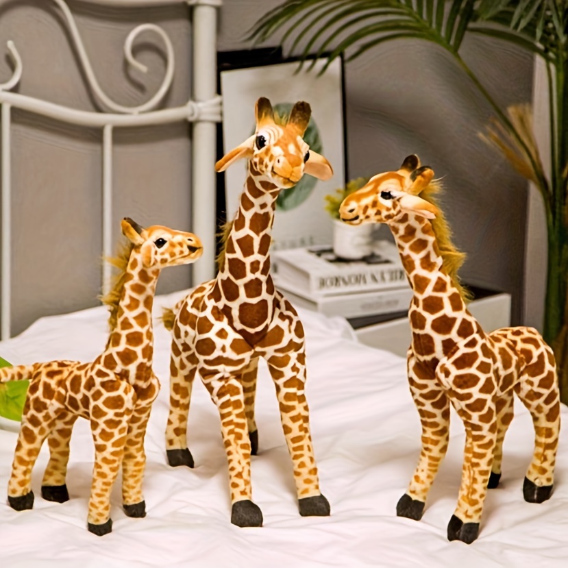 Dolity suave peluche jirafa peluche selva animal juguete y almohada para  dormir Pal 67cm perfke muñeco de jirafa de peluche suave