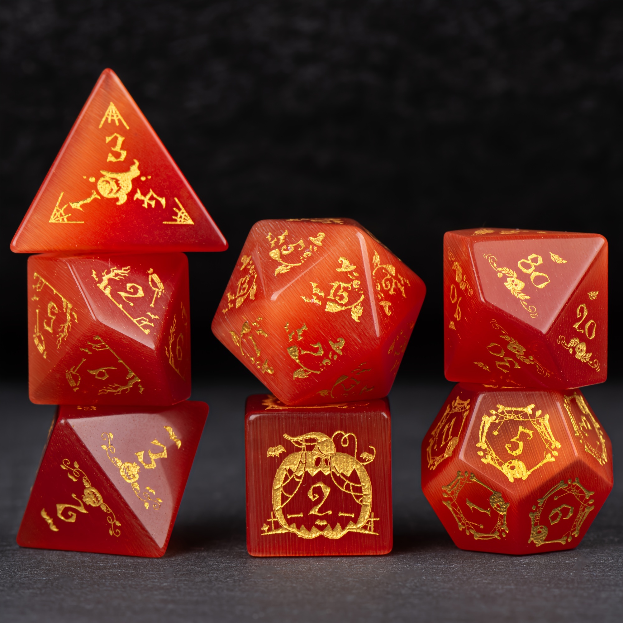 Peridot sale dice set