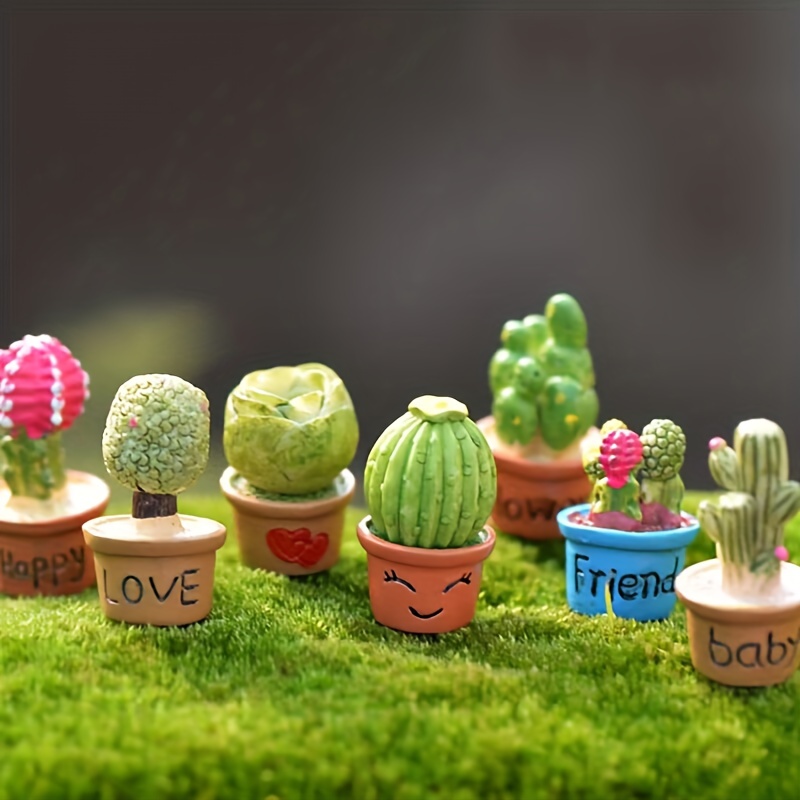 Mini Cactus Ornaments Add A Touch Of Nature To Your Home - Temu