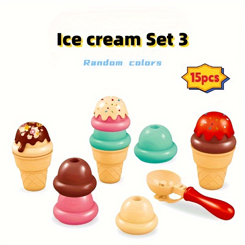 New Children's Play House Toy Simulation Ice Cream Machine - Temu